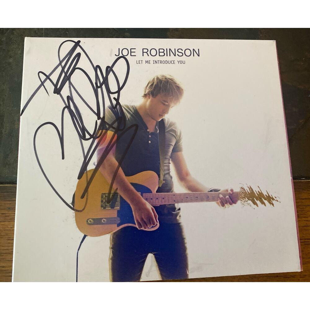 Joe Robinson *Let Me Introduce You * SIGNED Compact Disc * Digipak CD